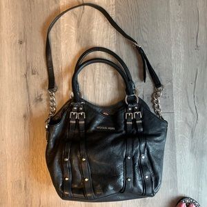 Michael Kors black cross body handbag